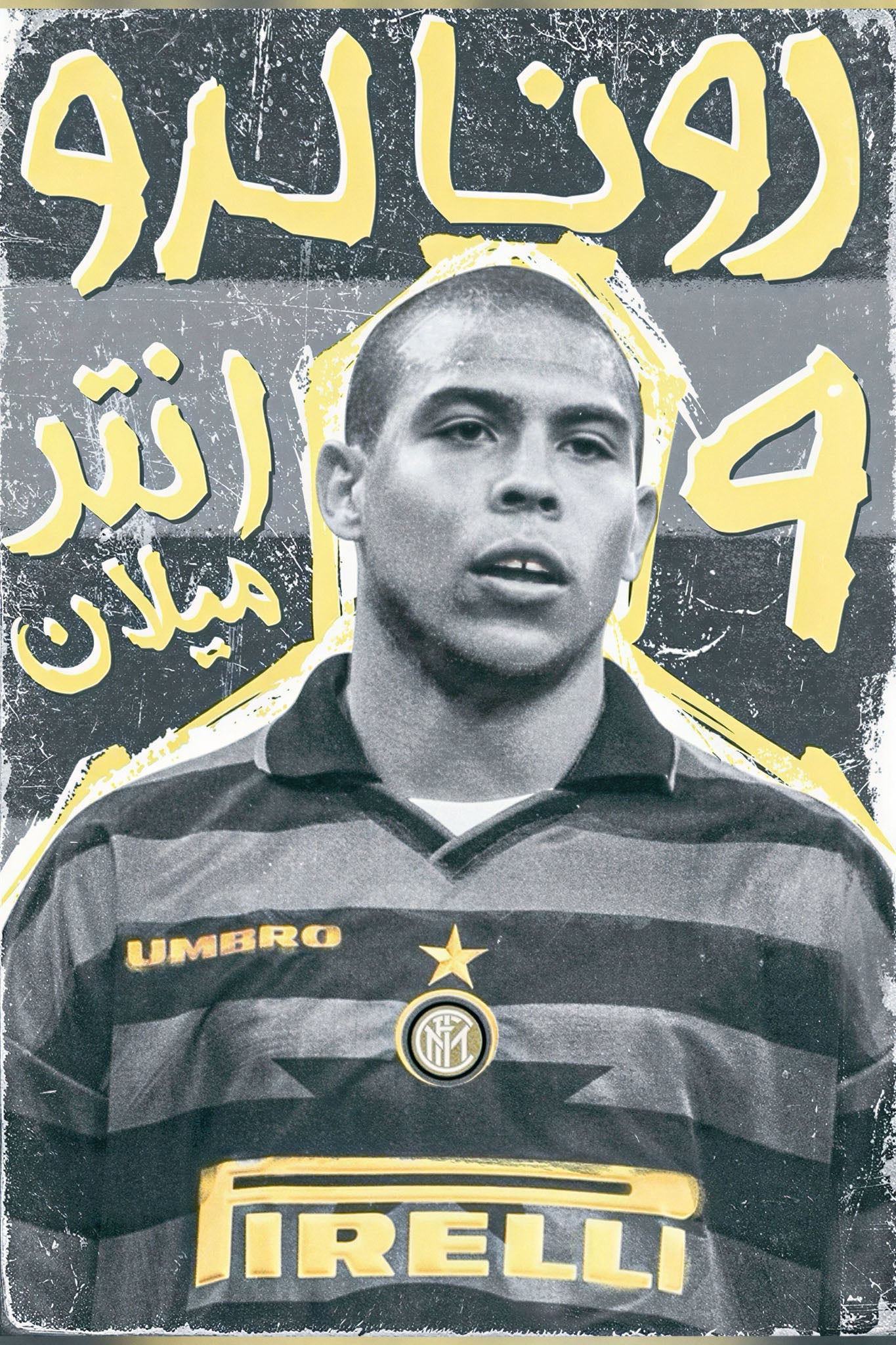 Vintage Football Player Poster