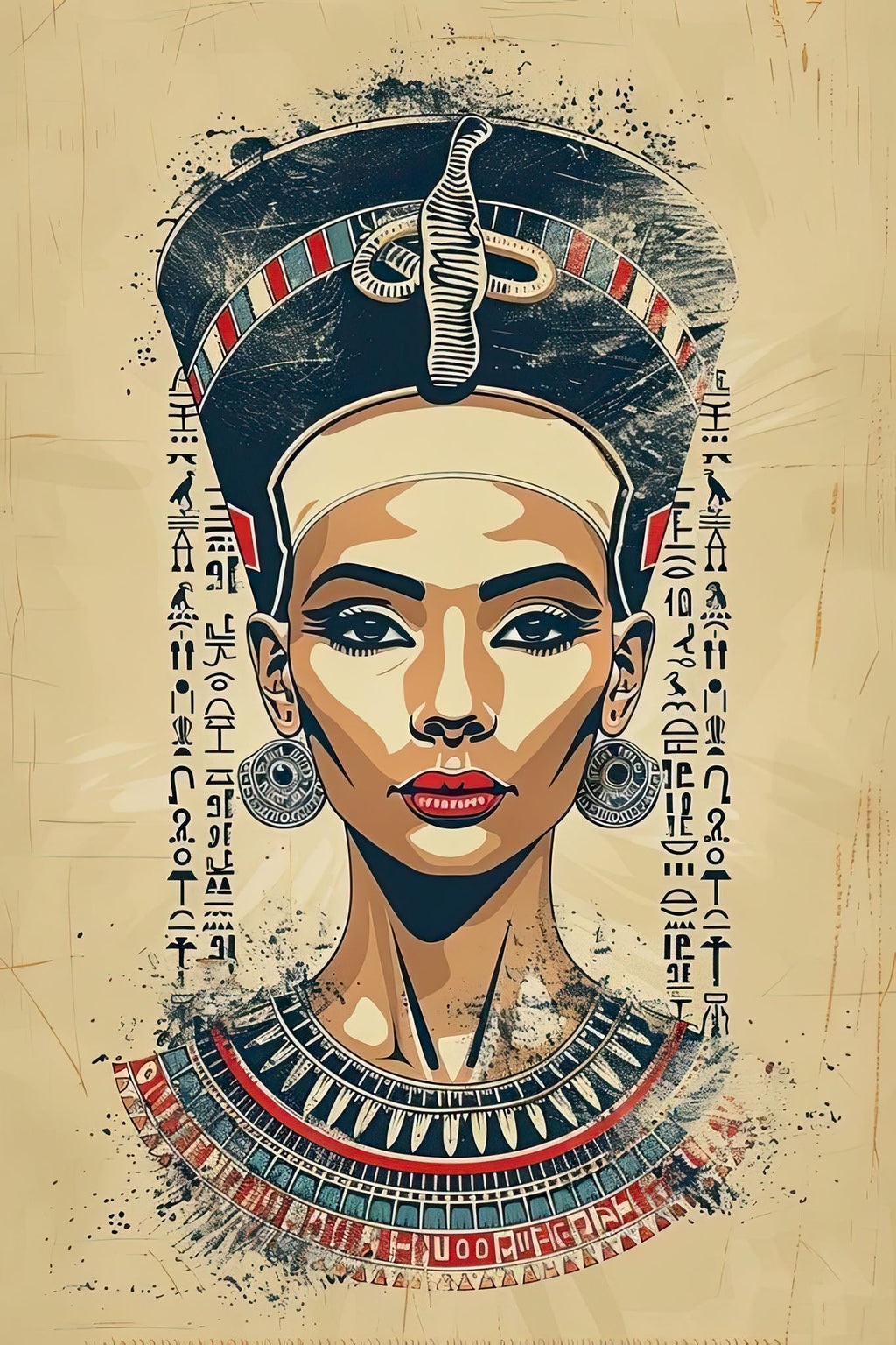 Ancient Egyptian Queen Portrait Wall Art