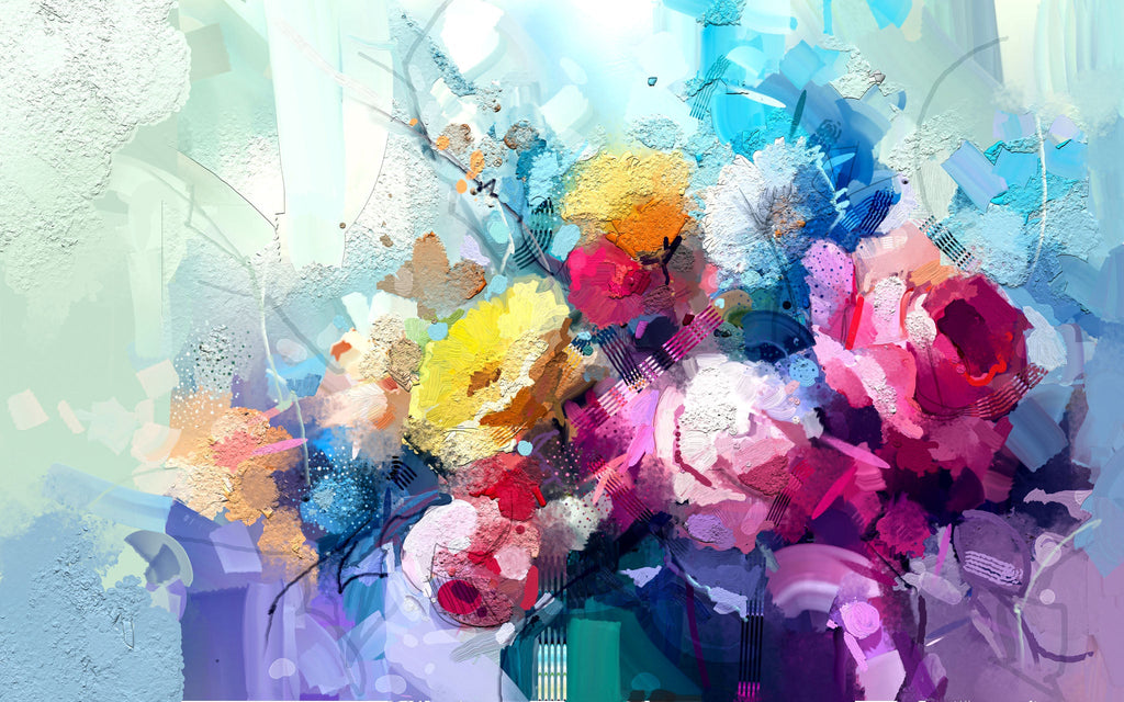 Vibrant Floral Impressionist Canvas Art