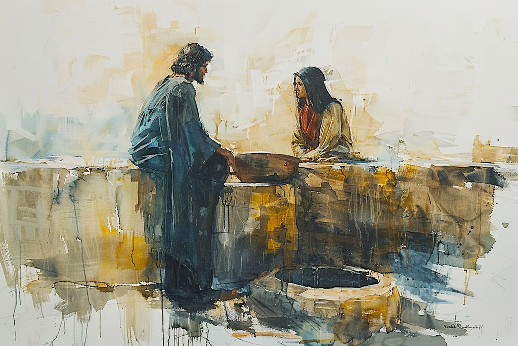 Jesus And The Samaritan Woman At The Well