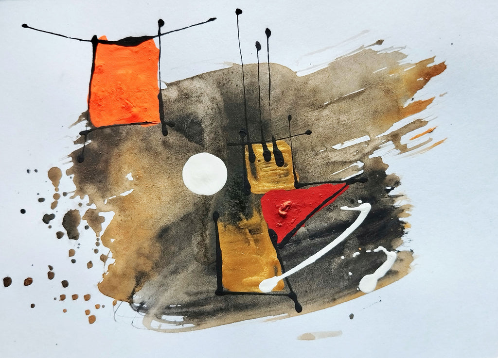 Abstract Geometric Composition Wall Art