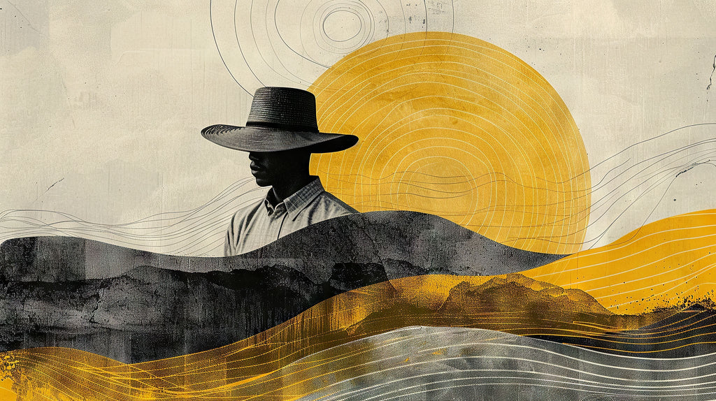 Abstract Landscape With Figure Wall Art