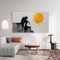 Soft Botanical Leaf Canvas Wall Art