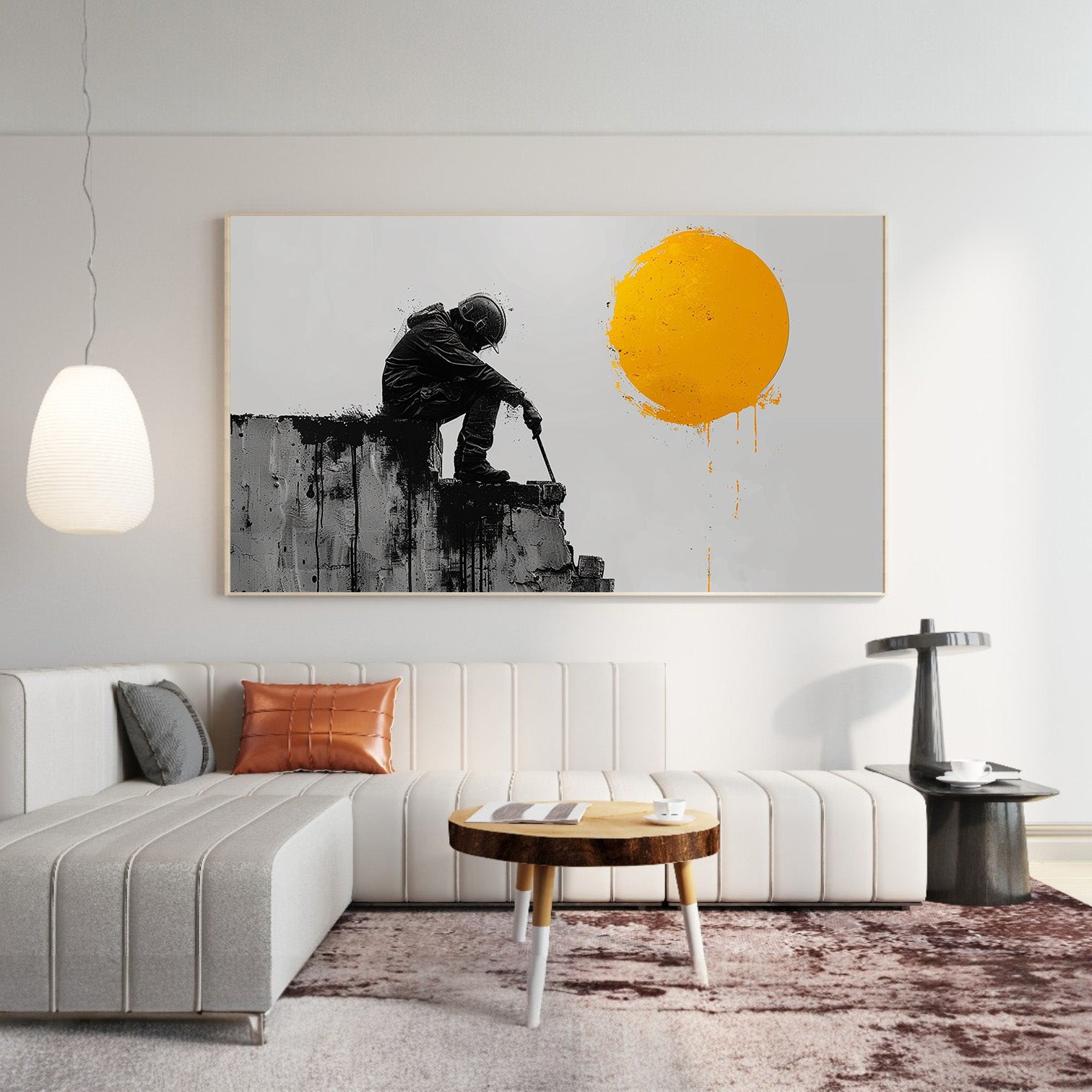 Soft Botanical Leaf Canvas Wall Art