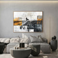 Modern Green Leaf Canvas Wall Art
