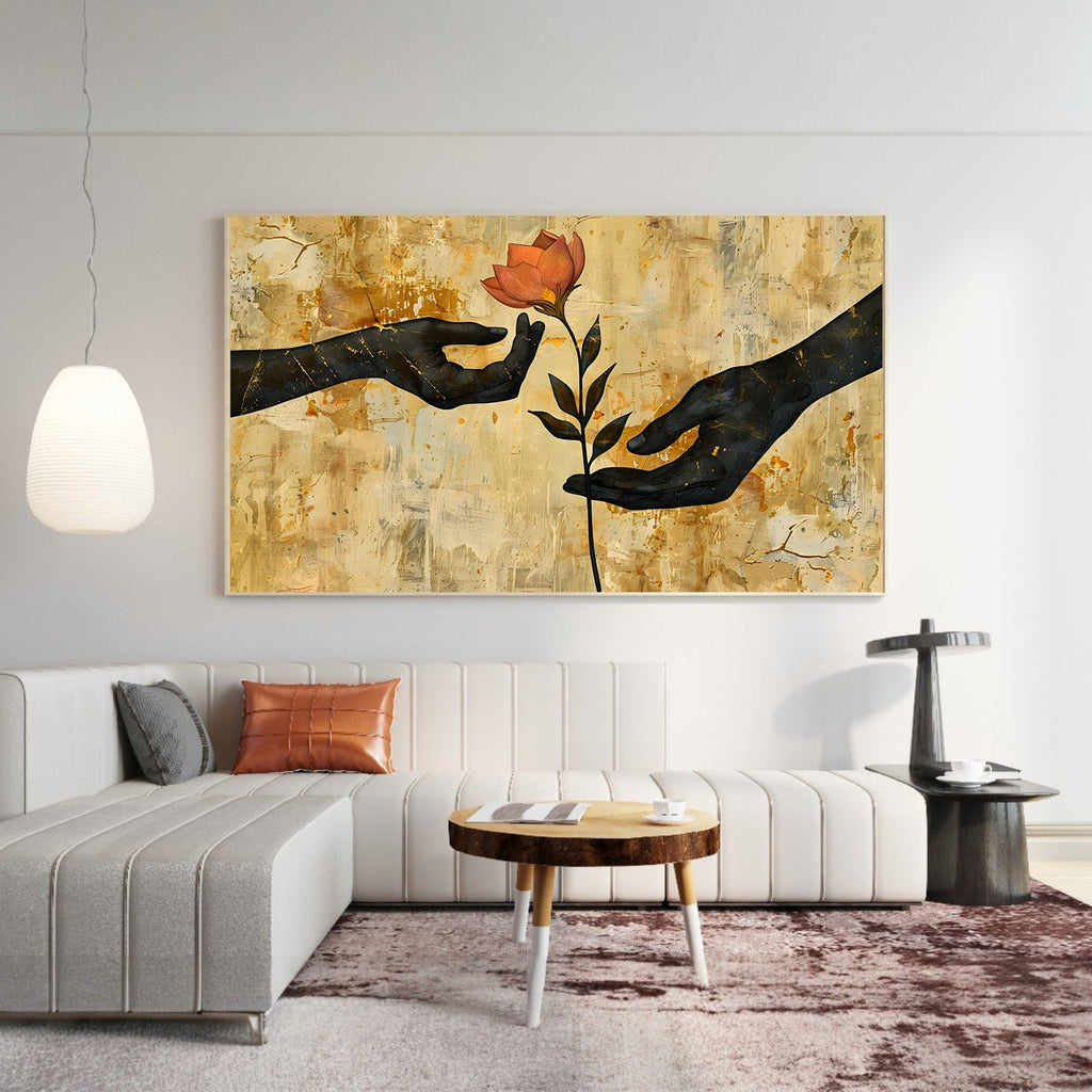 Fresh Leaf Framed Canvas Wall Art