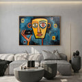 Earthy Abstract Floral Canvas Wall Art