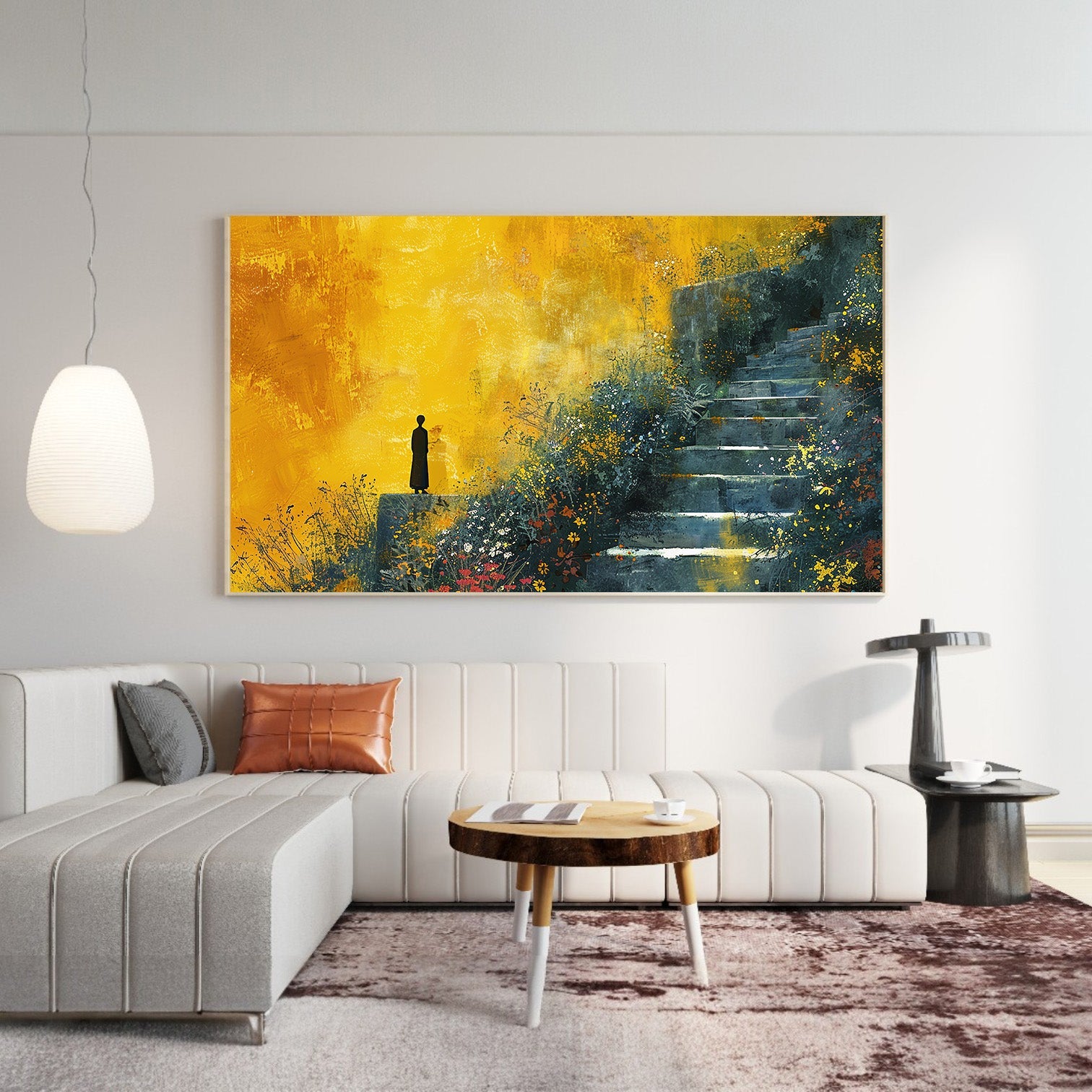 Refined Botanical Framed Canvas Wall Art