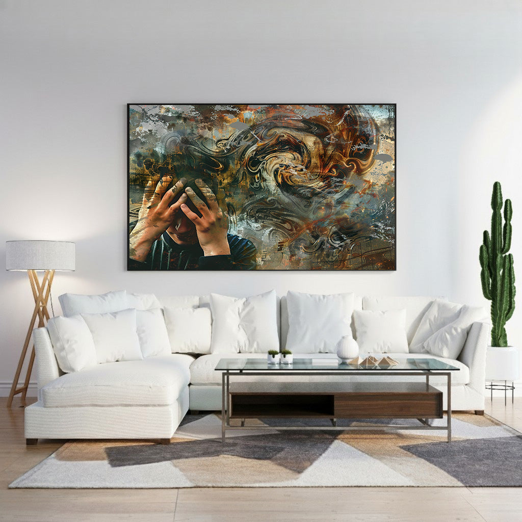 Botanical Nature Framed Canvas Wall Art