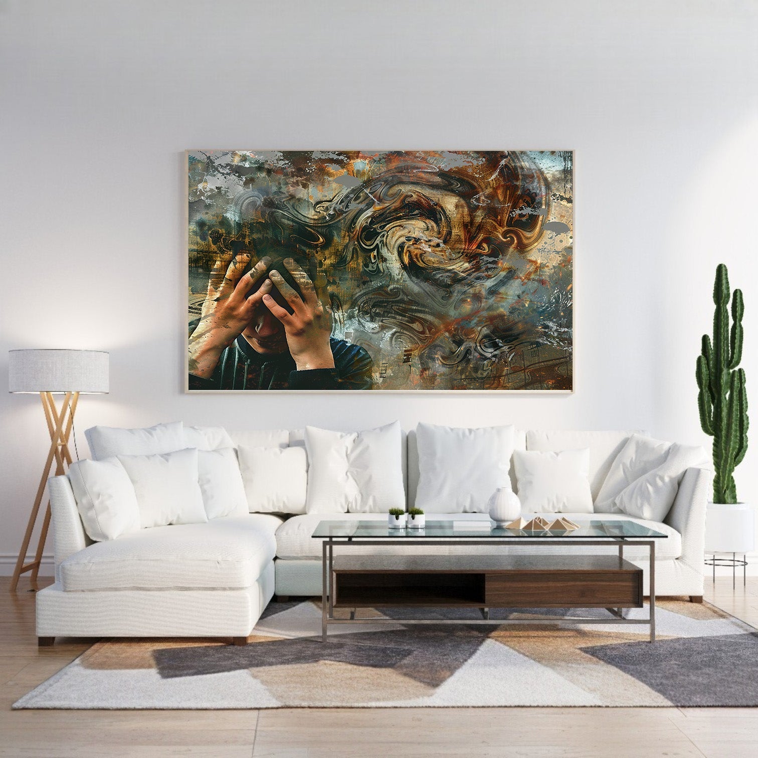 Botanical Nature Framed Canvas Wall Art