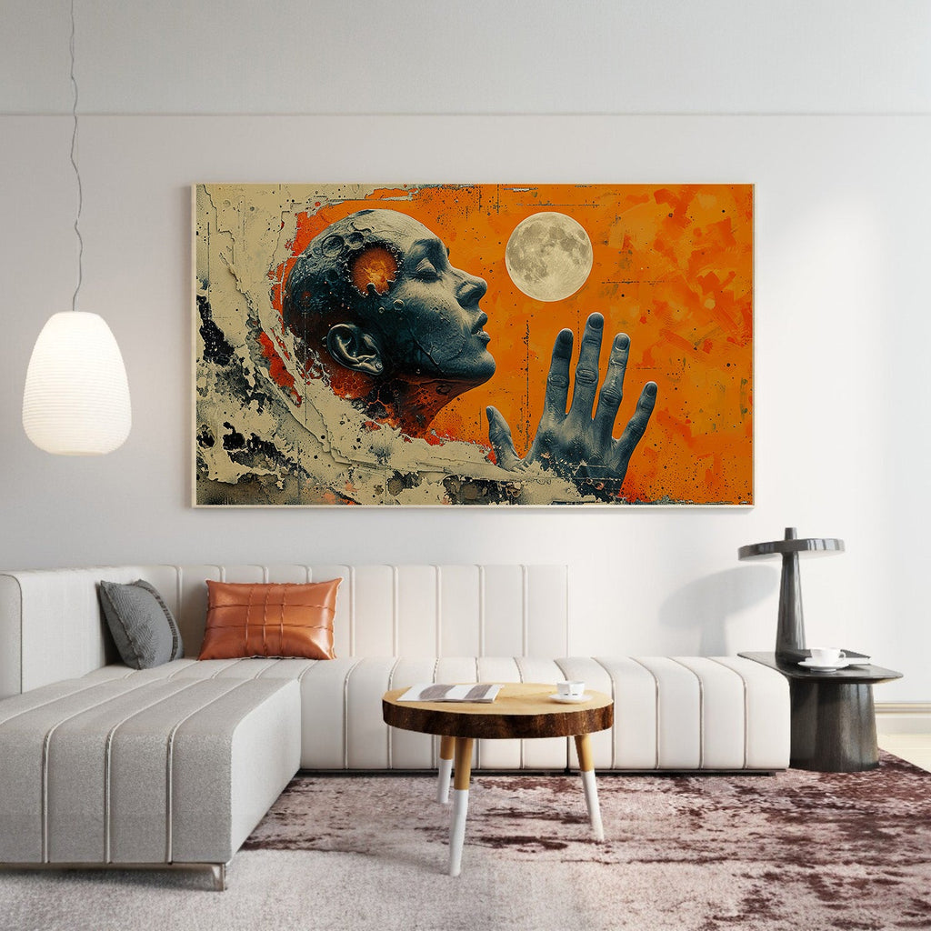 Delicate Botanical Framed Canvas Wall Art