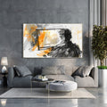Simple Botanical Framed Canvas Wall Art