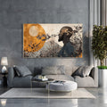 Muted Botanical Framed Canvas Wall Art