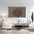 Soft Leaf Framed Canvas Wall Art