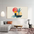 Natural Botanical Framed Canvas Wall Art