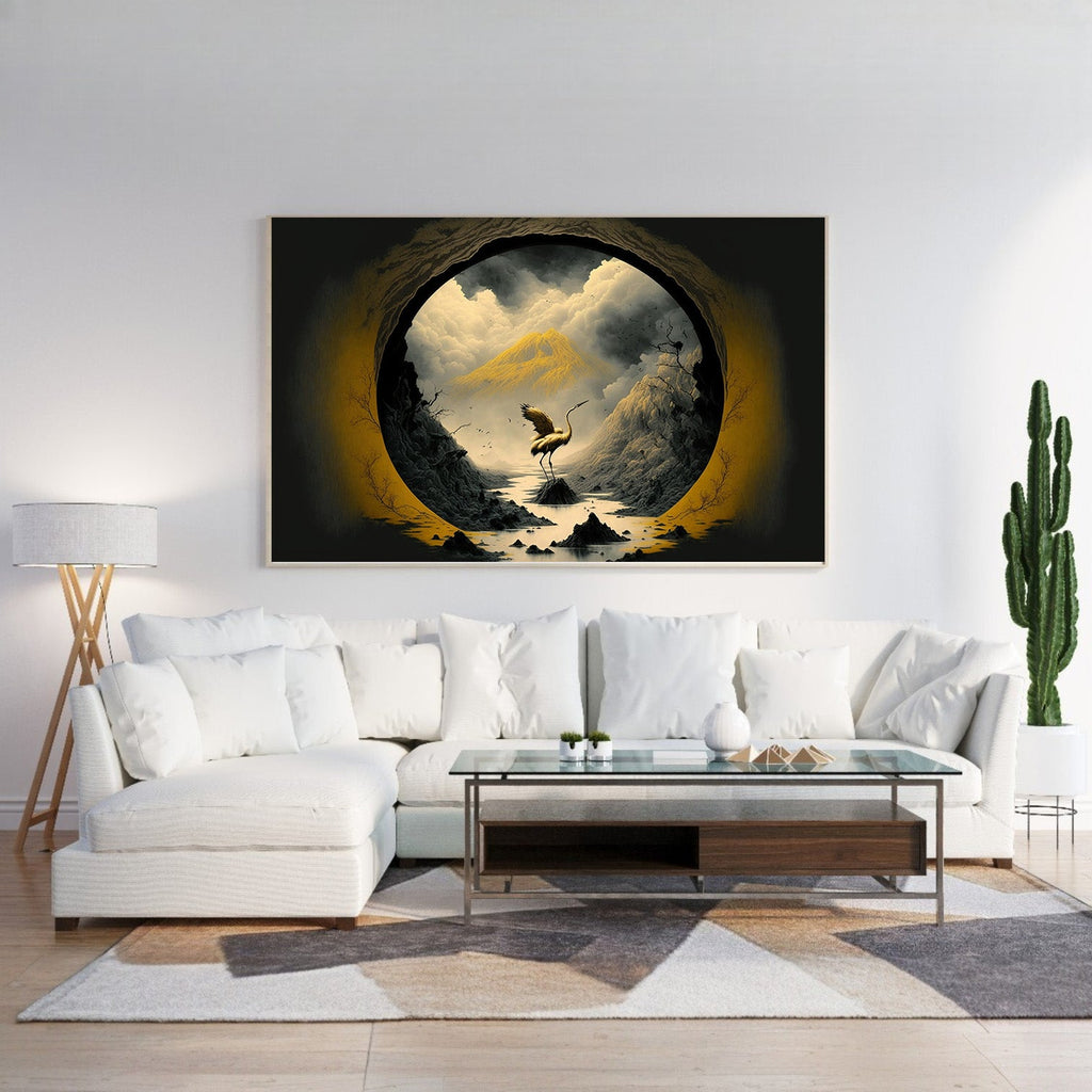 Soft Botanical Framed Canvas Wall Art