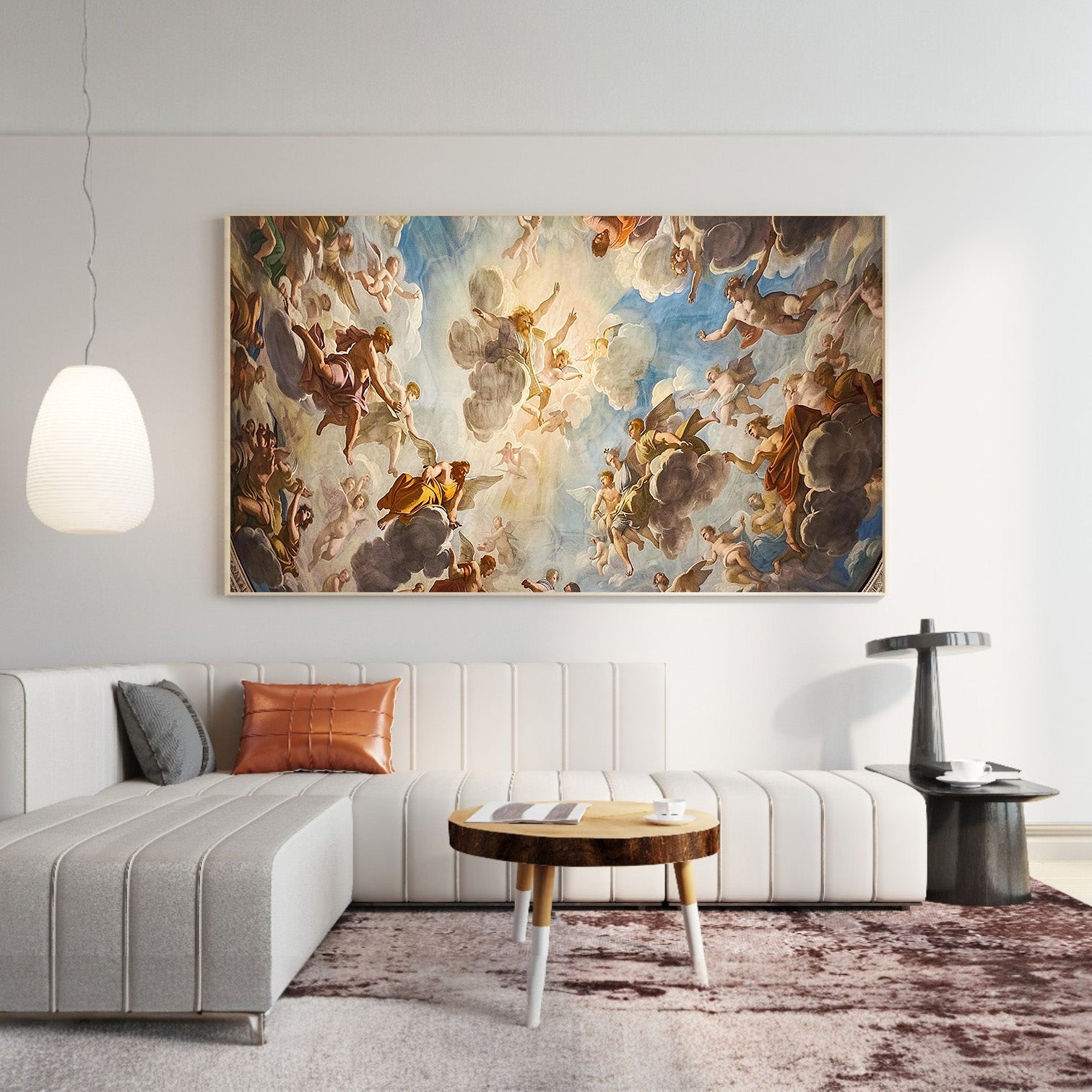 Modern Botanical Framed Canvas Wall Art