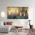 Abstract Botanical Framed Canvas Wall Art