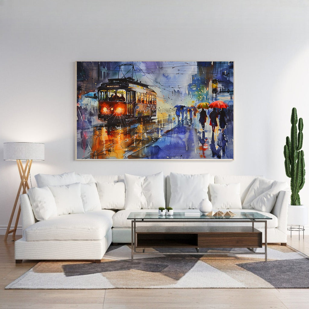 Elegant Botanical Framed Canvas Wall Art