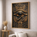 Eye of Horus Egyptian Relief Canvas Wall Art