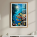 Colorful Ocean Animals Canvas Wall Art