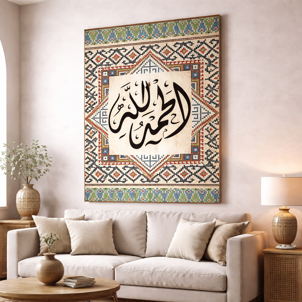 Arabic Calligraphy Harmony Canvas