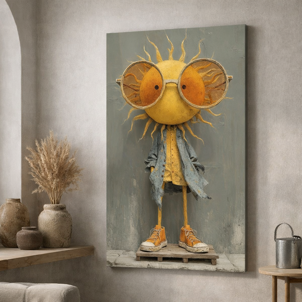 Sunny Character Canvas