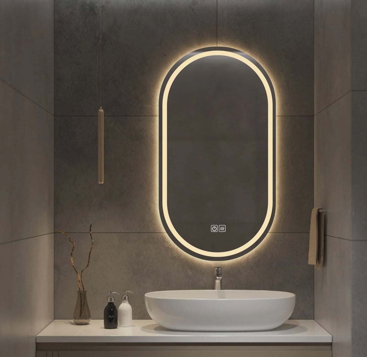 Archex - LED Backlit Arch Bathroom Mirror