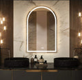 Arcelle - LED Backlit Arch Bathroom Mirror