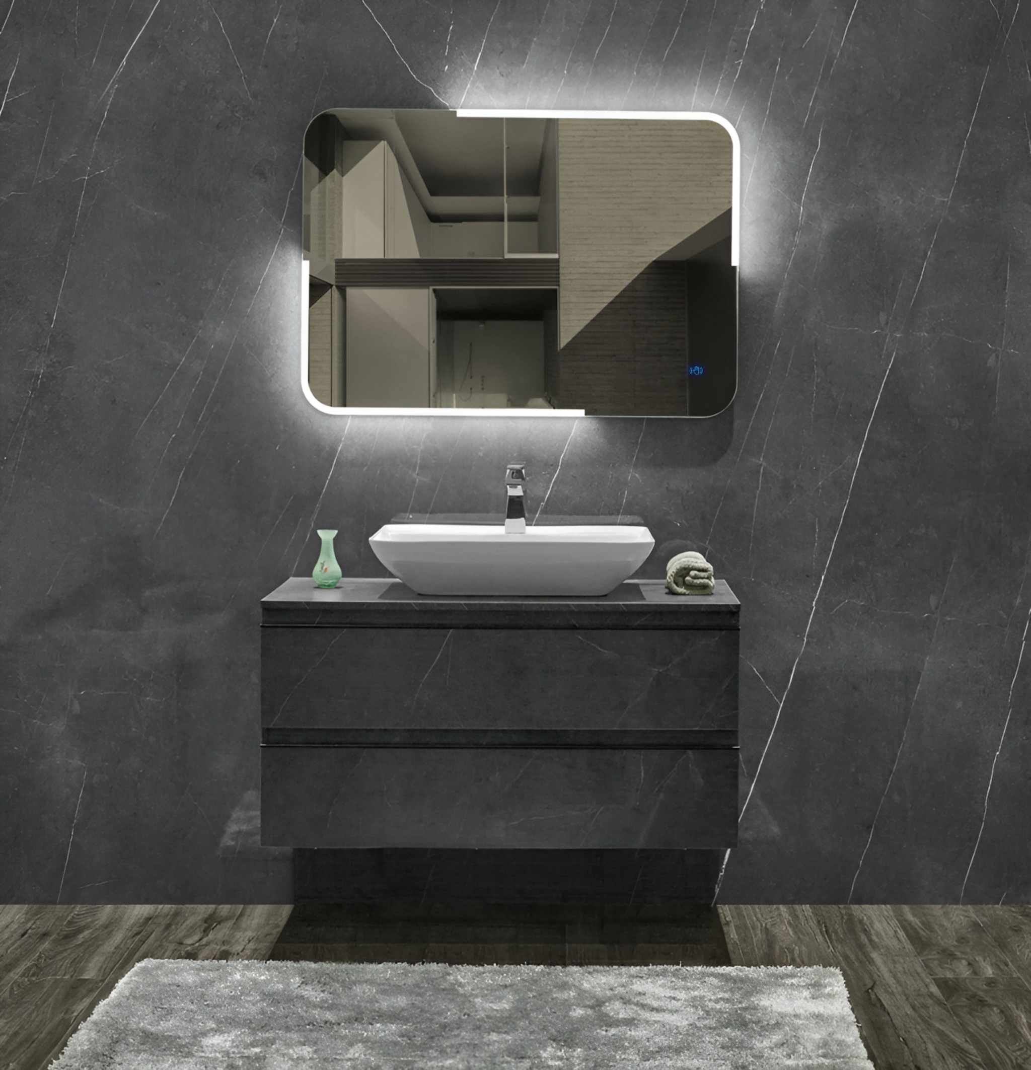 Lunex - LED Rectangle Mirror