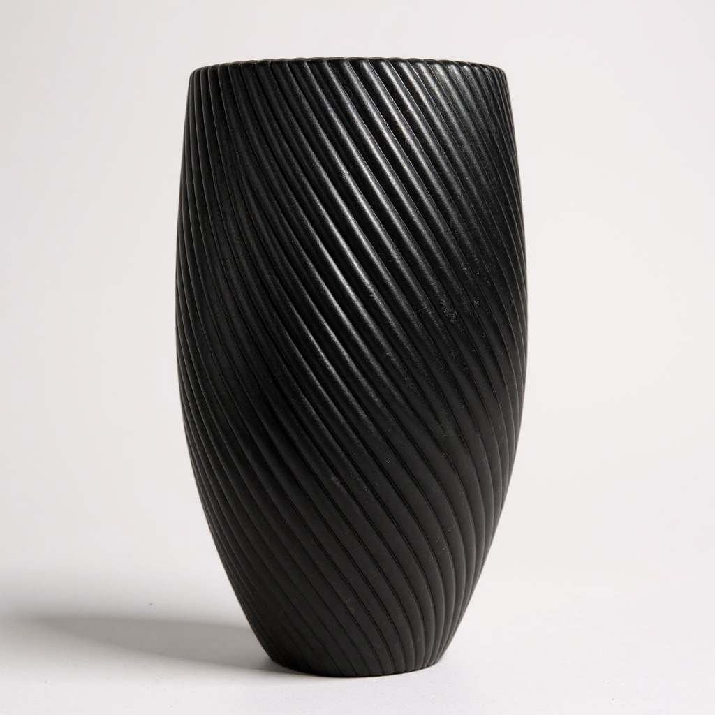 Textured Tall Floor Planter