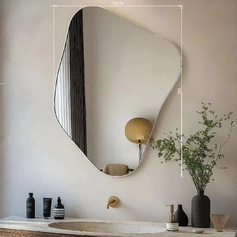 FlowForm - Asymmetric Frameless Wall Mirror