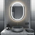 VertaGlow - Vertical Oval LED Mirror