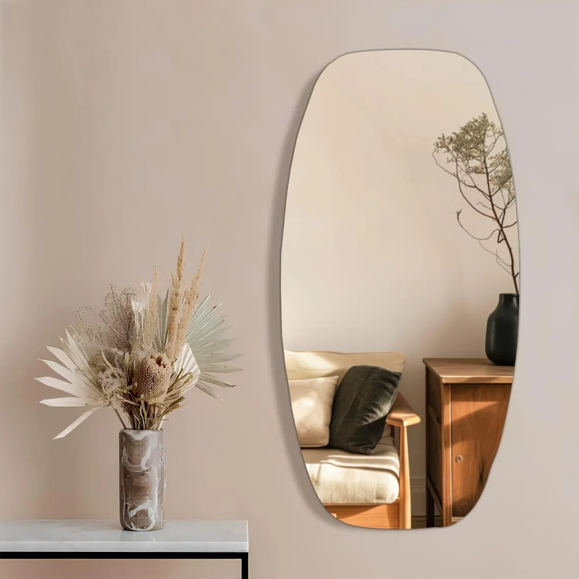 Solin - LED Oval  Mirror