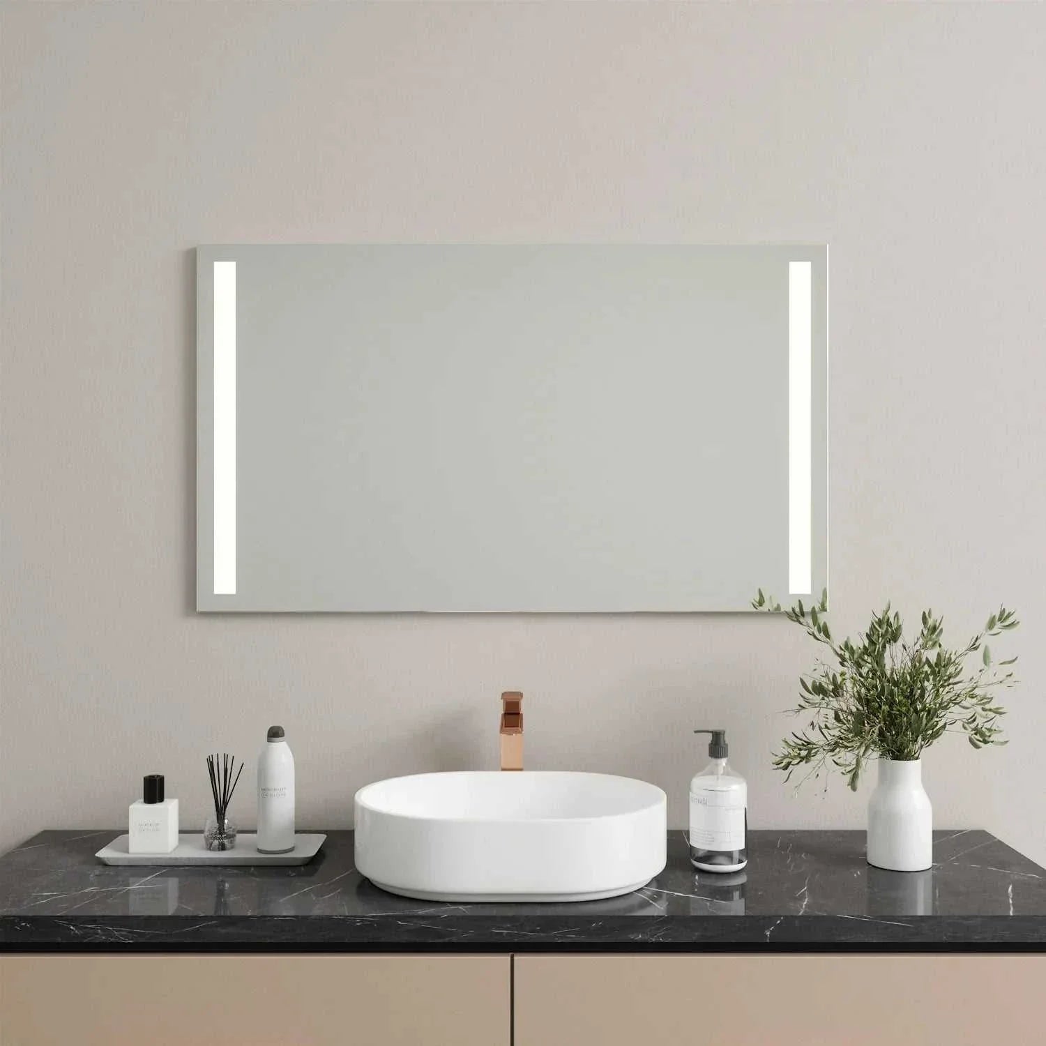 LumoBar - LED Mirror with Side Lights