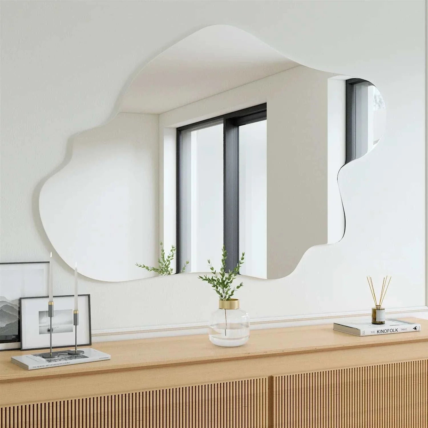 Island - Abstract Island LED Mirror