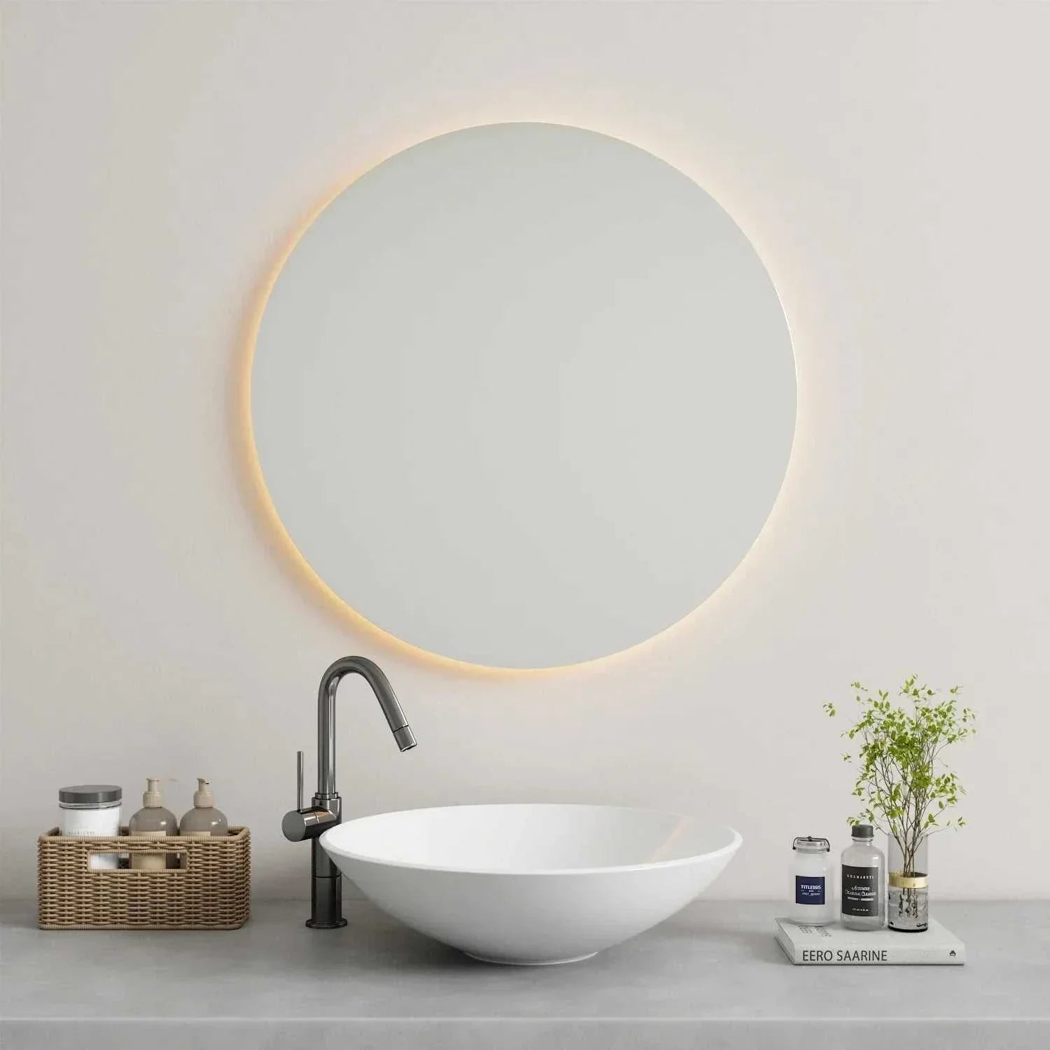 Lunara - Round LED Backlit Mirror