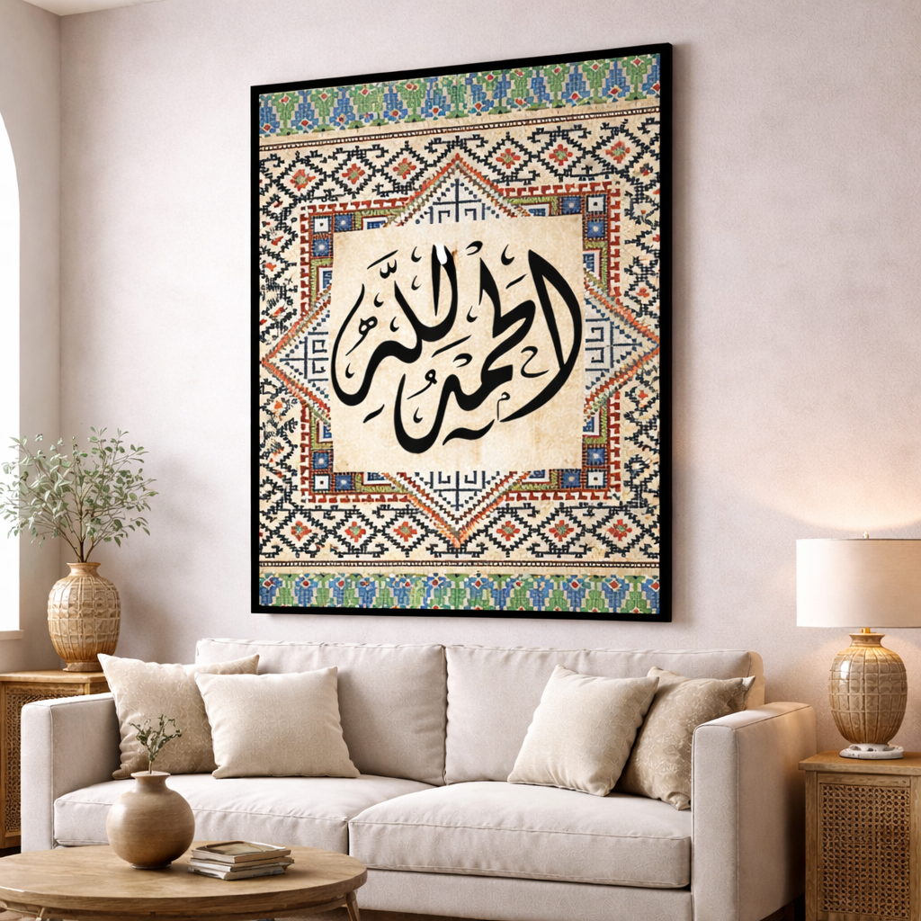 Arabic Calligraphy Harmony Canvas