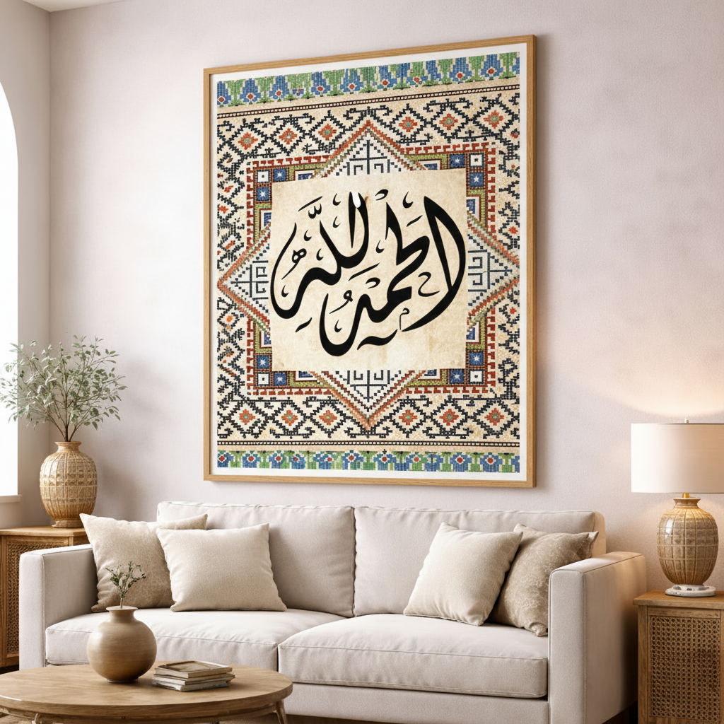 Arabic Calligraphy Harmony Canvas