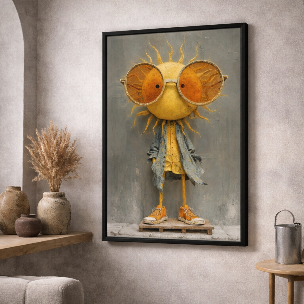 Sunny Character Canvas