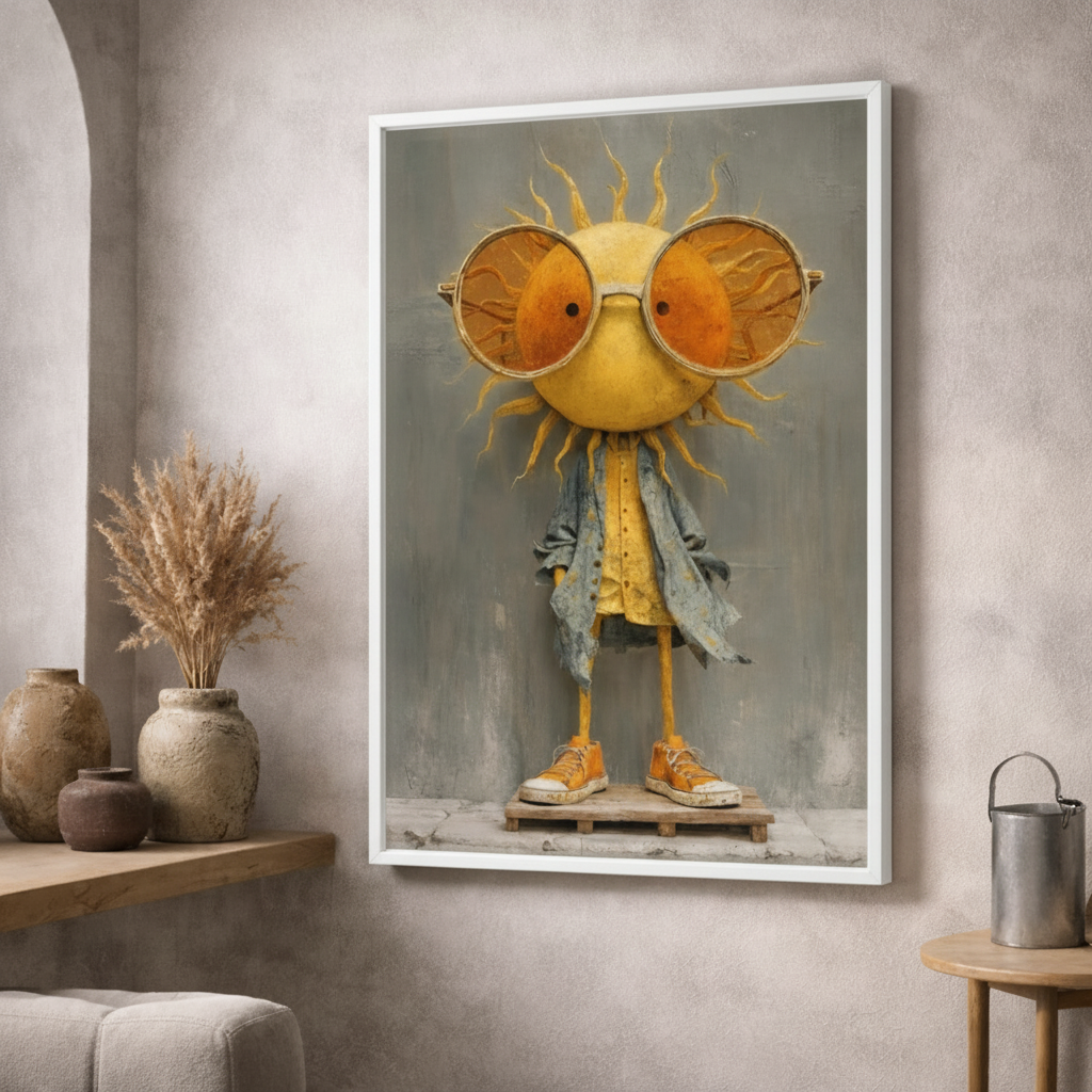 Sunny Character Canvas