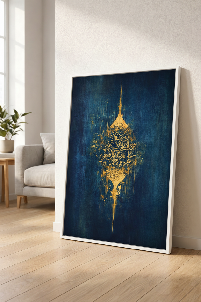 Elegant Islamic Calligraphy Canvas Art