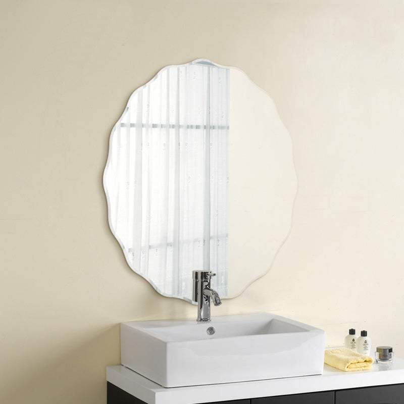 WaveEdge - Frameless Wavy Mirror
