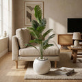 Artificial Palm Plant with Fiberglass Pot