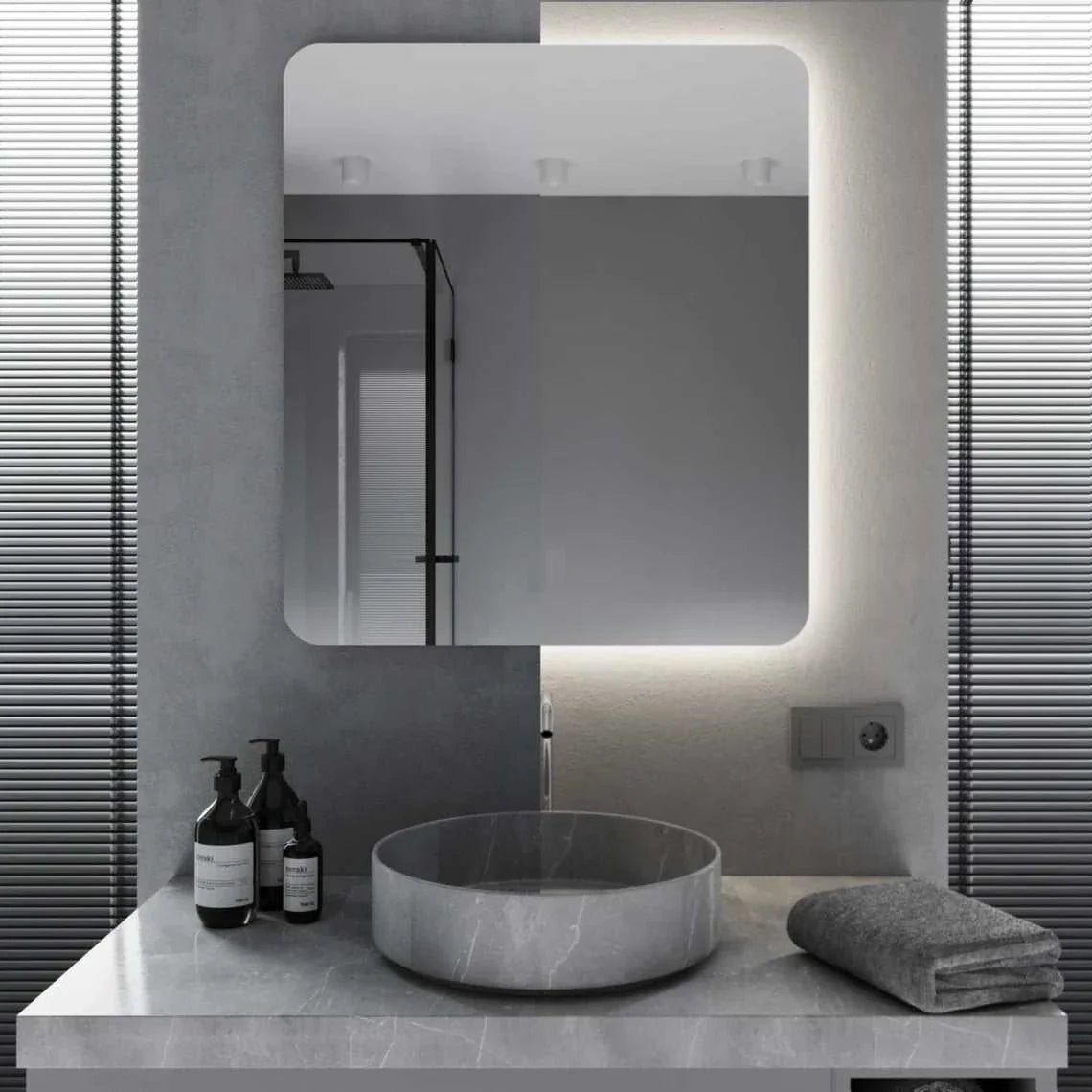Lumen - Rectangular LED Mirror