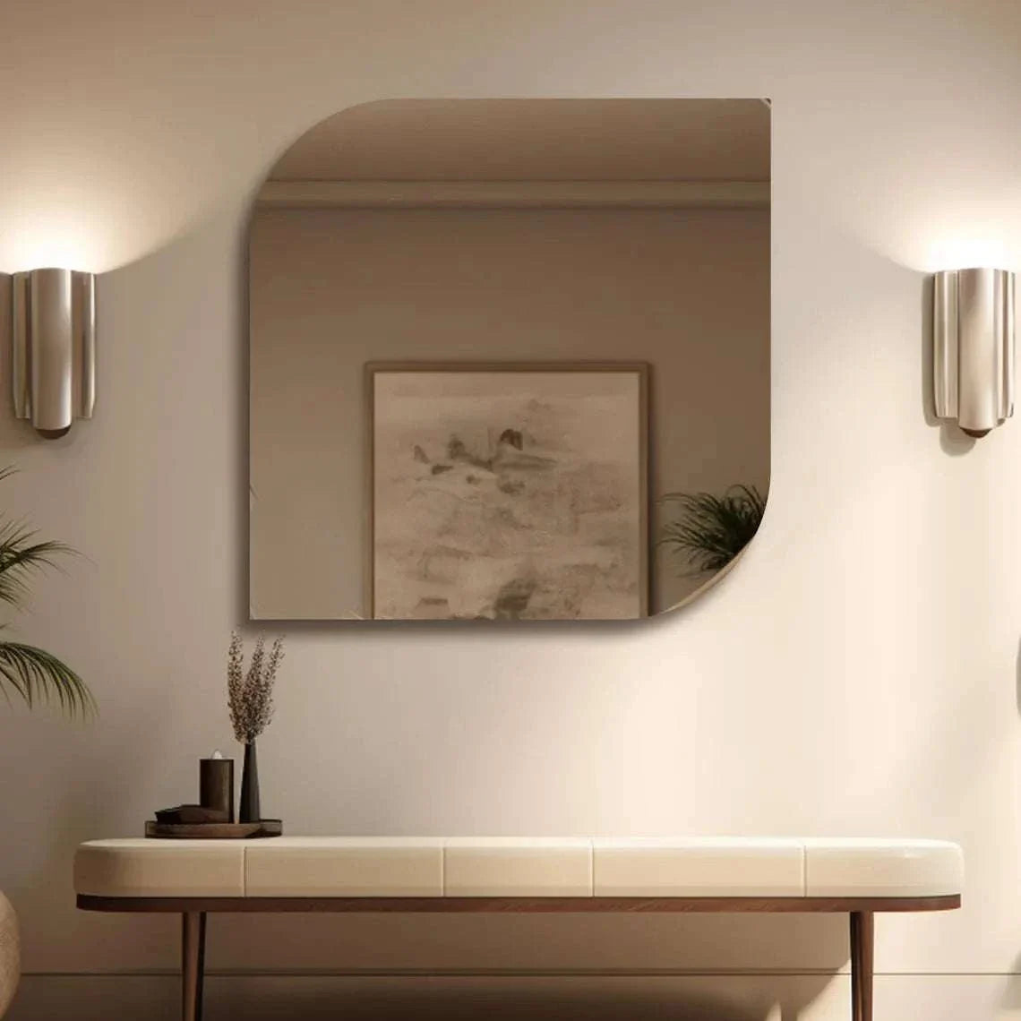 Quadra - Modern Geometric Wall Mirror