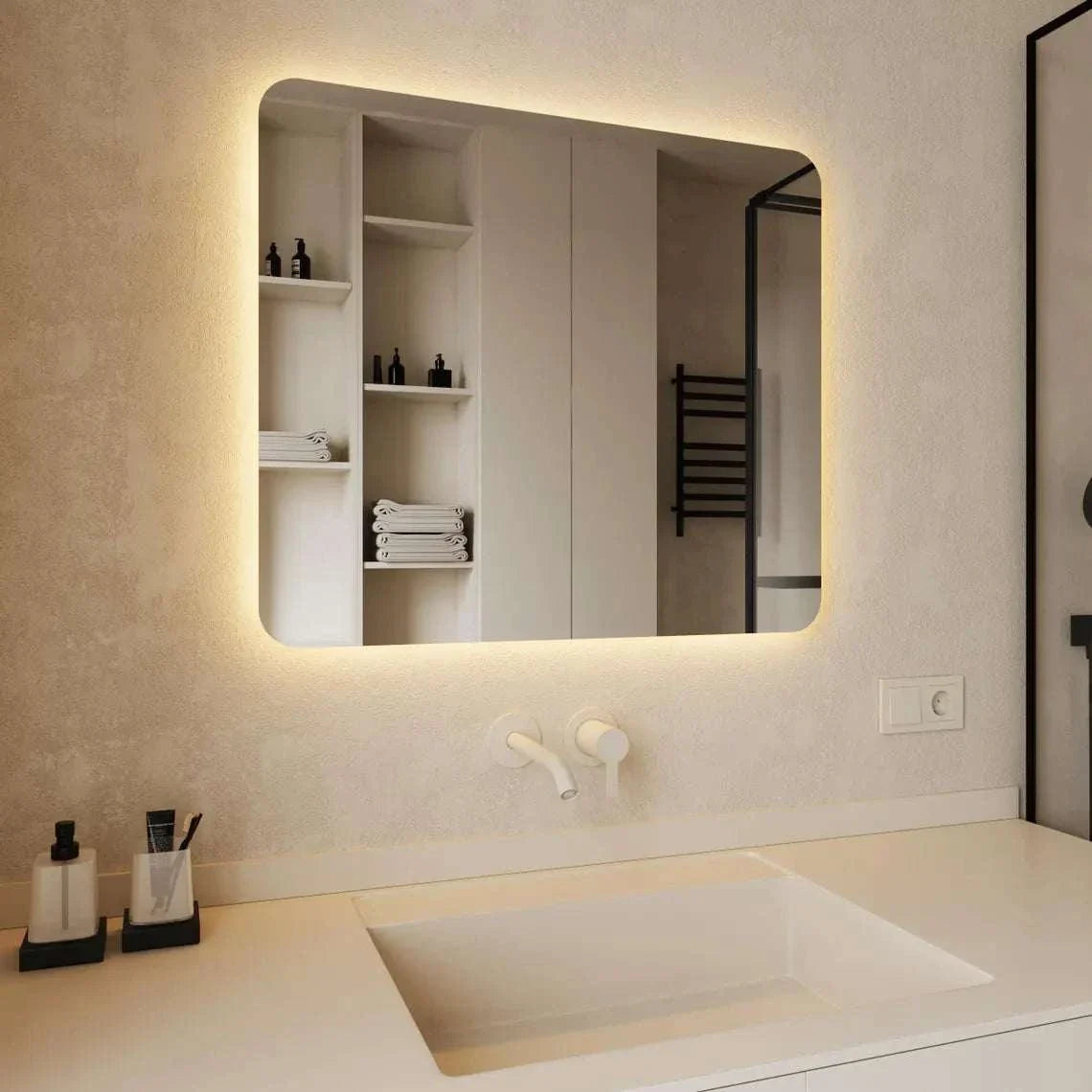Lumen - Rectangular LED Mirror