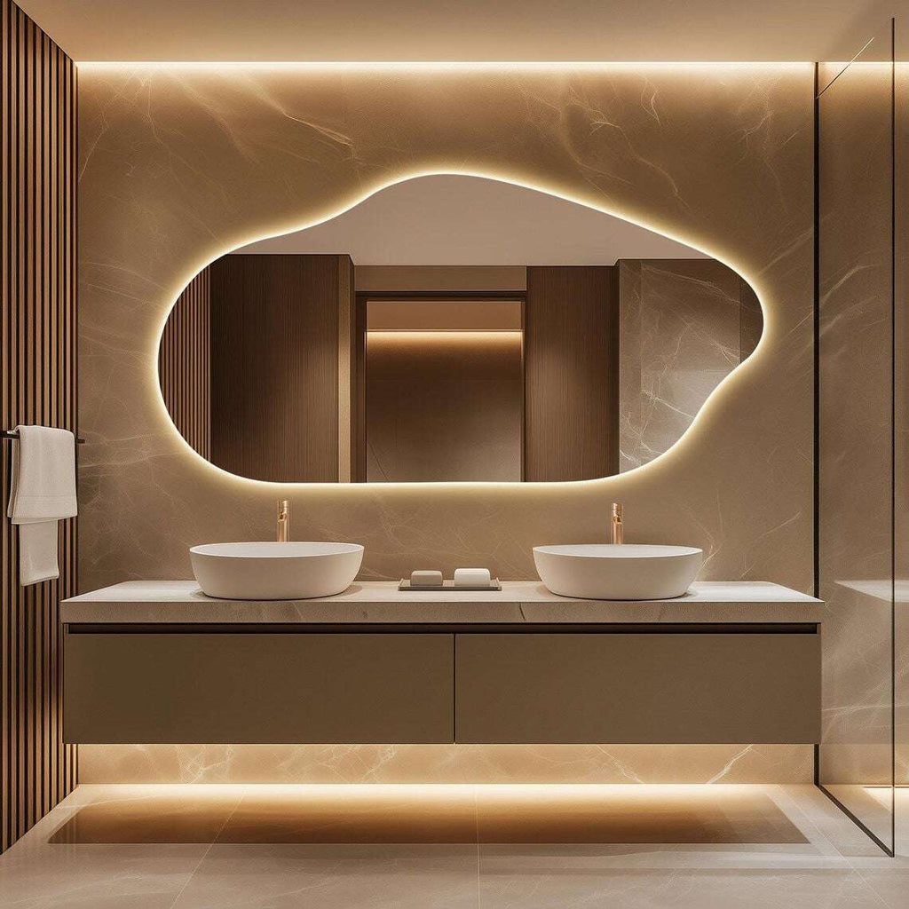 Eclipse - Asymmetrical LED Mirror