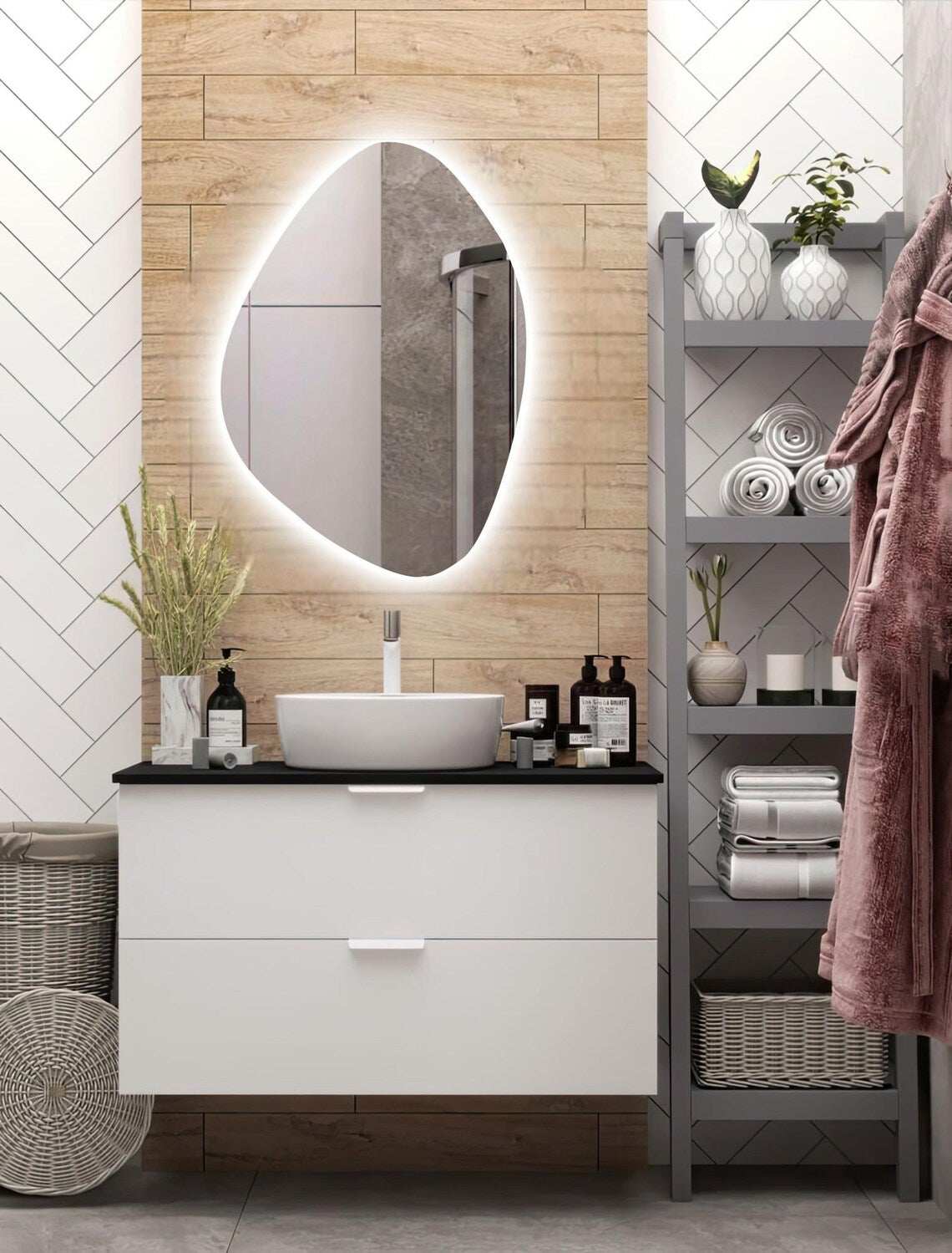 Glowdrop - Led Illuminated Bathroom Mirror