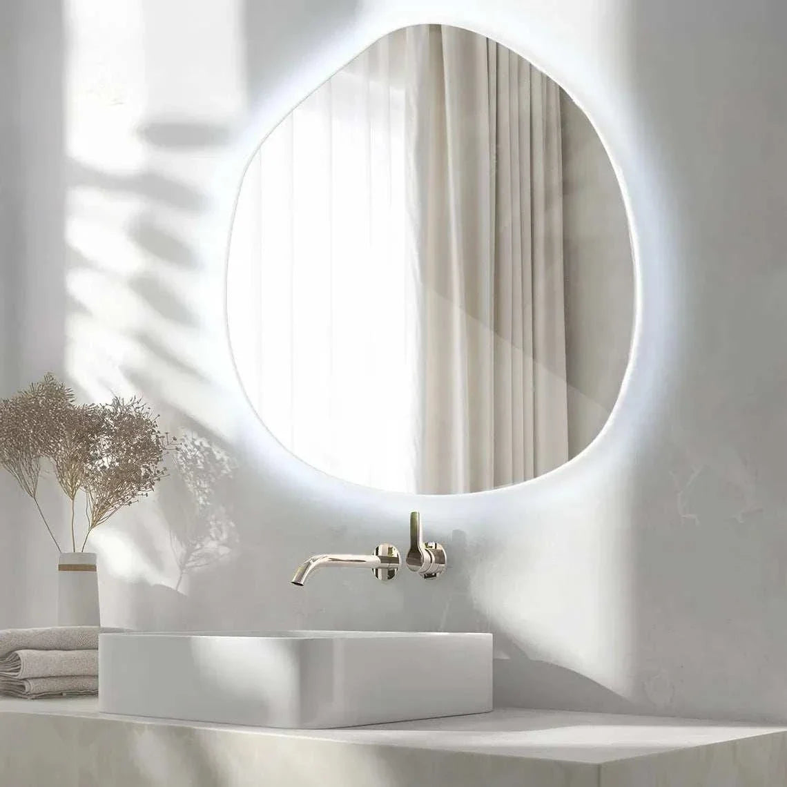 Pebble - Organic LED Backlit Mirror